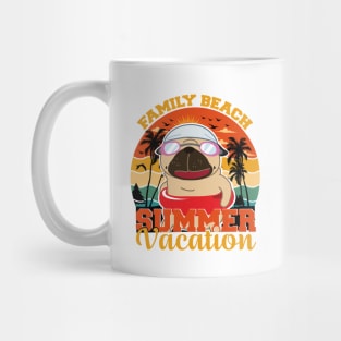 Summer beach PUG Mug